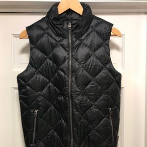 Patagonia black down vest